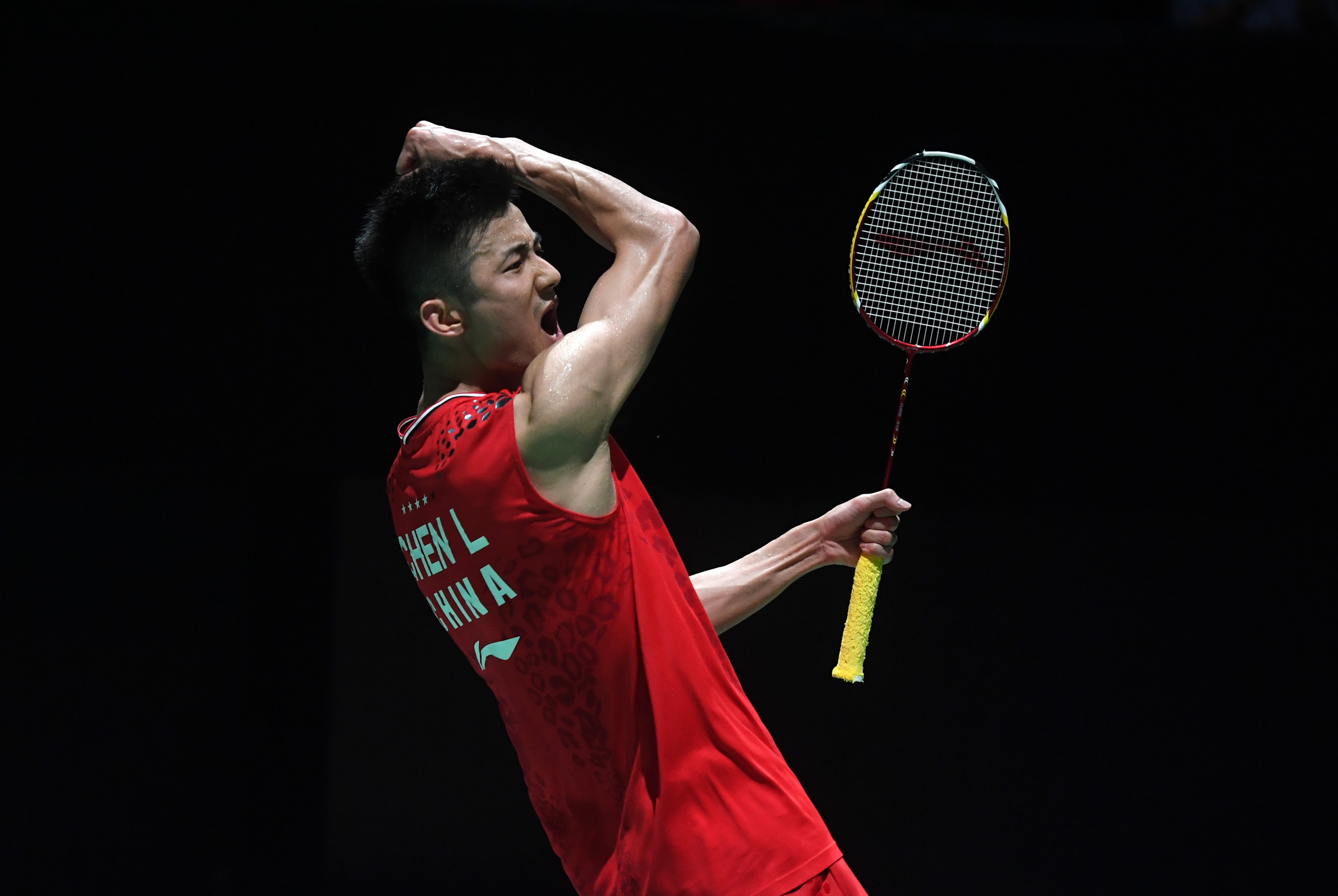 包含法国羽毛球队鏖战丹麦羽毛球队，谌龙完成帽子戏法的词条