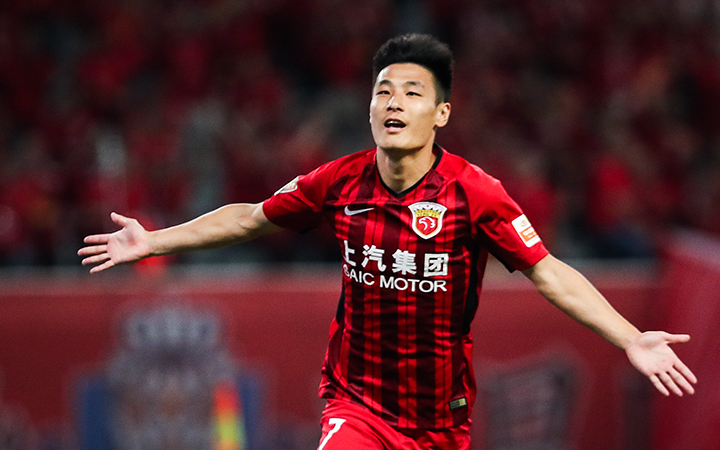 包含武磊攻破对手球门，上海上港夺得胜利的词条